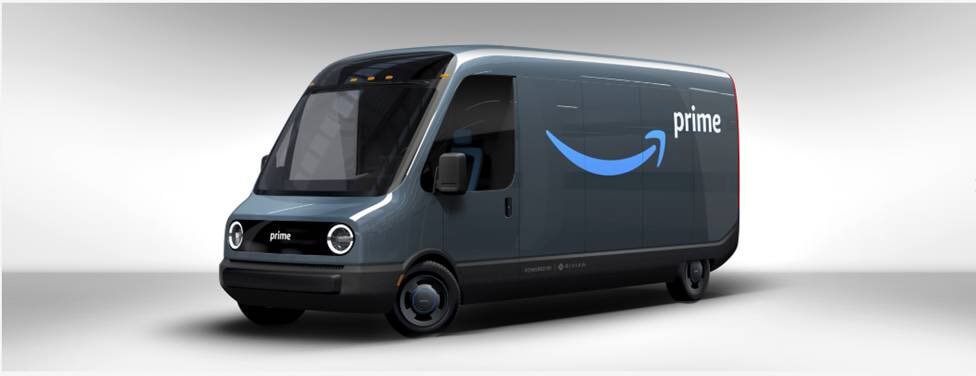 Amazon Prime Rivian Delivery Truck